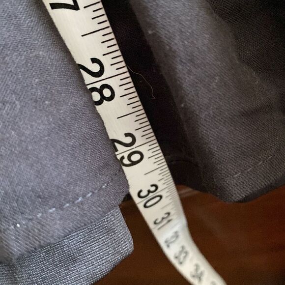 Black Lace trim sleeveless elastic waist whimsy goth festival mock rayon Dress L - Picture 9 of 9